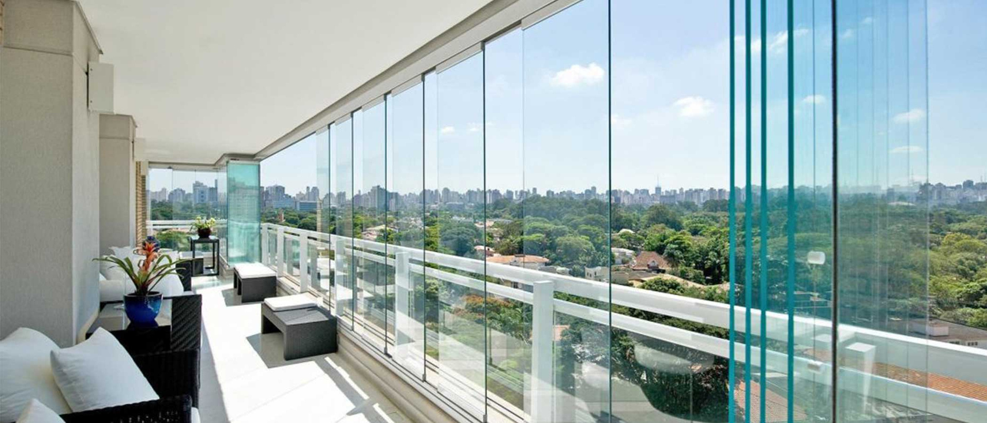 أنظمة الشرفات الزجاجية